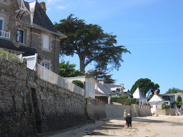 Plage du Pouliguen, sable fin et mer